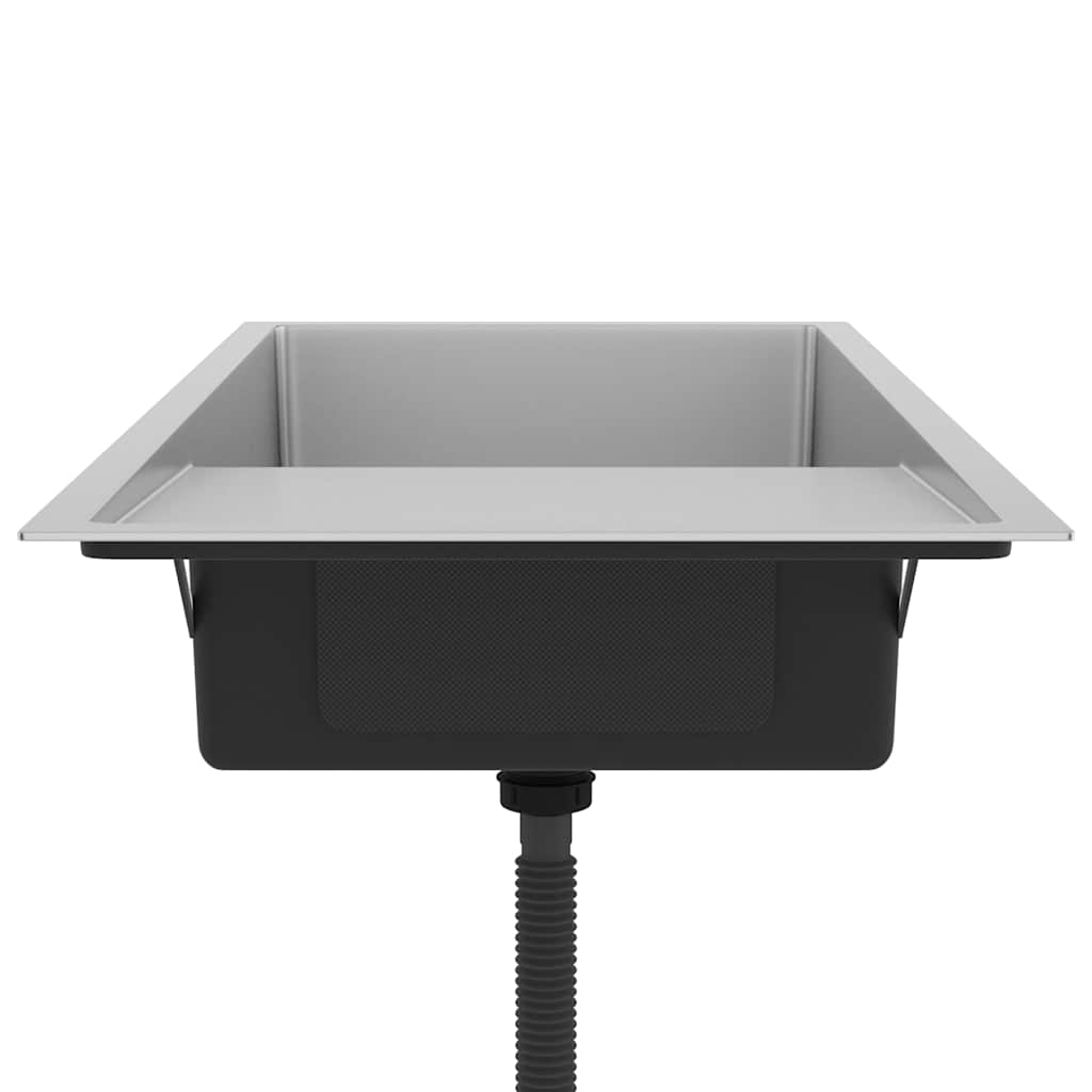 Lavello da Cucina Lavorato a Mano in Acciaio Inox - homemem39