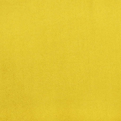 Sedie da Pranzo 4 pz Giallo Senape in Velluto | homemem39
