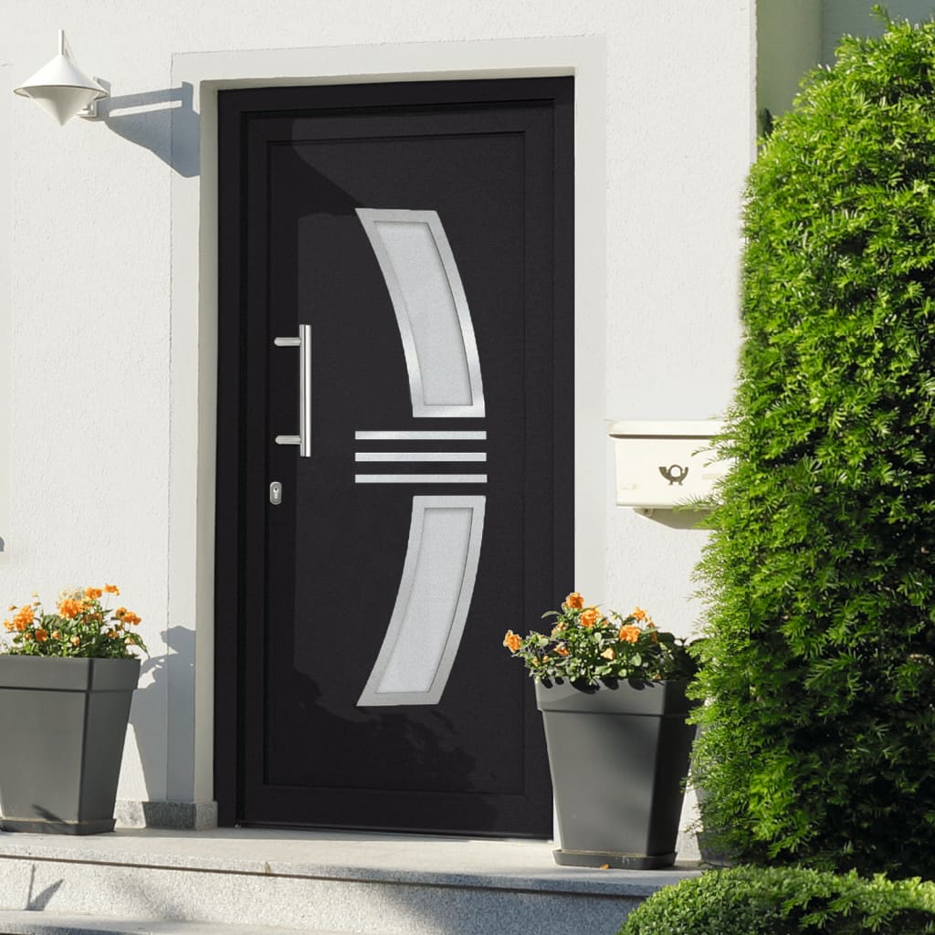 Porta di Ingresso Antracite 108x200 cm | homemem39