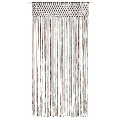 Tenda Macramè Grigio Talpa 140x240 cm in Cotone | homemem39