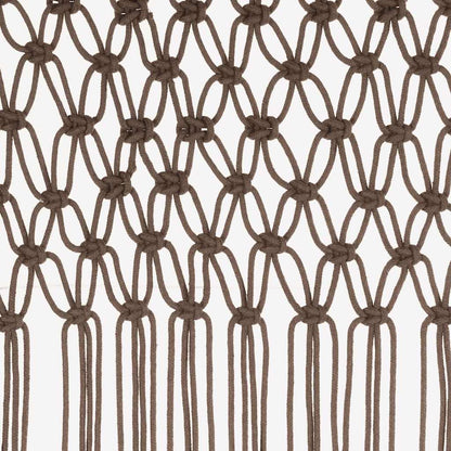 Tenda Macramè Grigio Talpa 140x240 cm in Cotone | homemem39