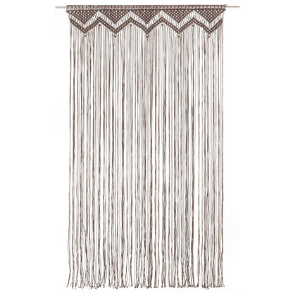 Tenda Macramè Grigio Talpa 140x240 cm in Cotone | homemem39