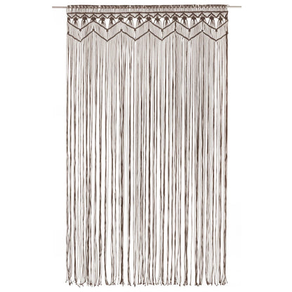 Tenda Macramè Grigio Talpa 140x240 cm in Cotone | homemem39