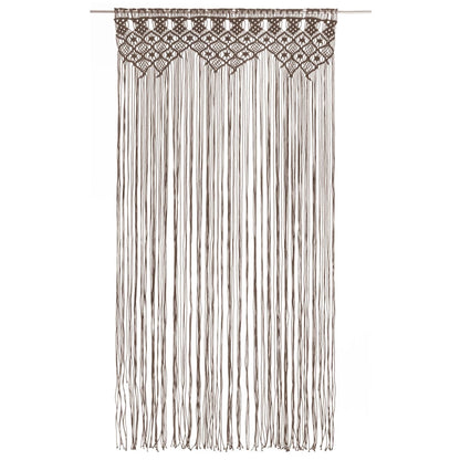 Tenda Macramè Grigio Talpa 140x240 cm in Cotone | homemem39