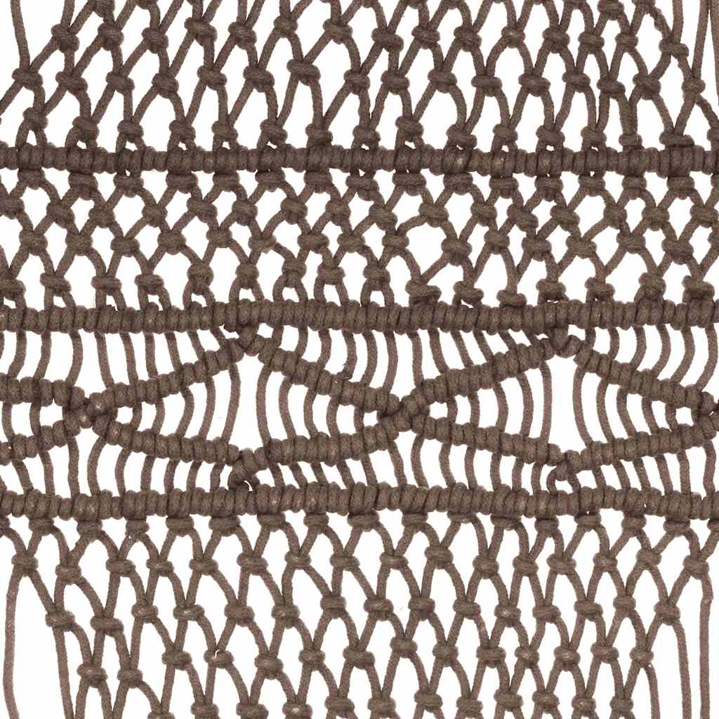 Tenda Macramè Grigio Talpa 140x240 cm in Cotone | homemem39