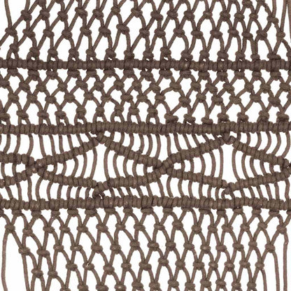 Tenda Macramè Grigio Talpa 140x240 cm in Cotone | homemem39