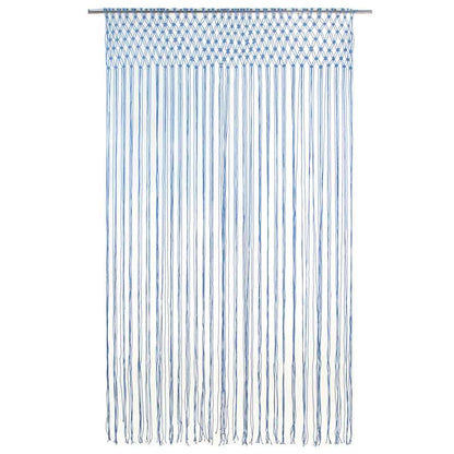 Tenda Macramè Blu 140x240 cm in Cotone | homemem39