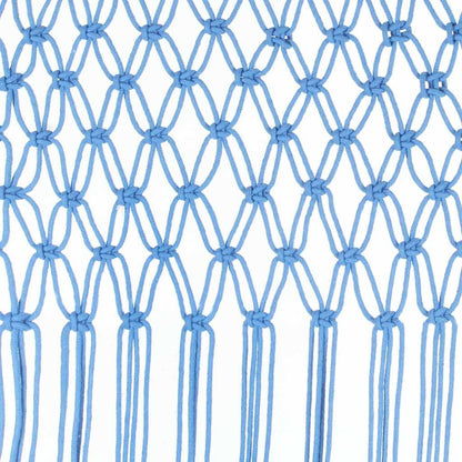 Tenda Macramè Blu 140x240 cm in Cotone | homemem39