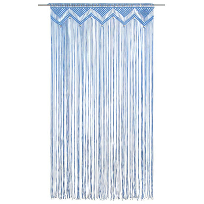 Tenda Macramè Blu 140x240 cm in Cotone | homemem39