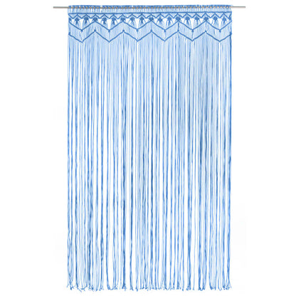 Tenda Macramè Blu 140x240 cm in Cotone | homemem39