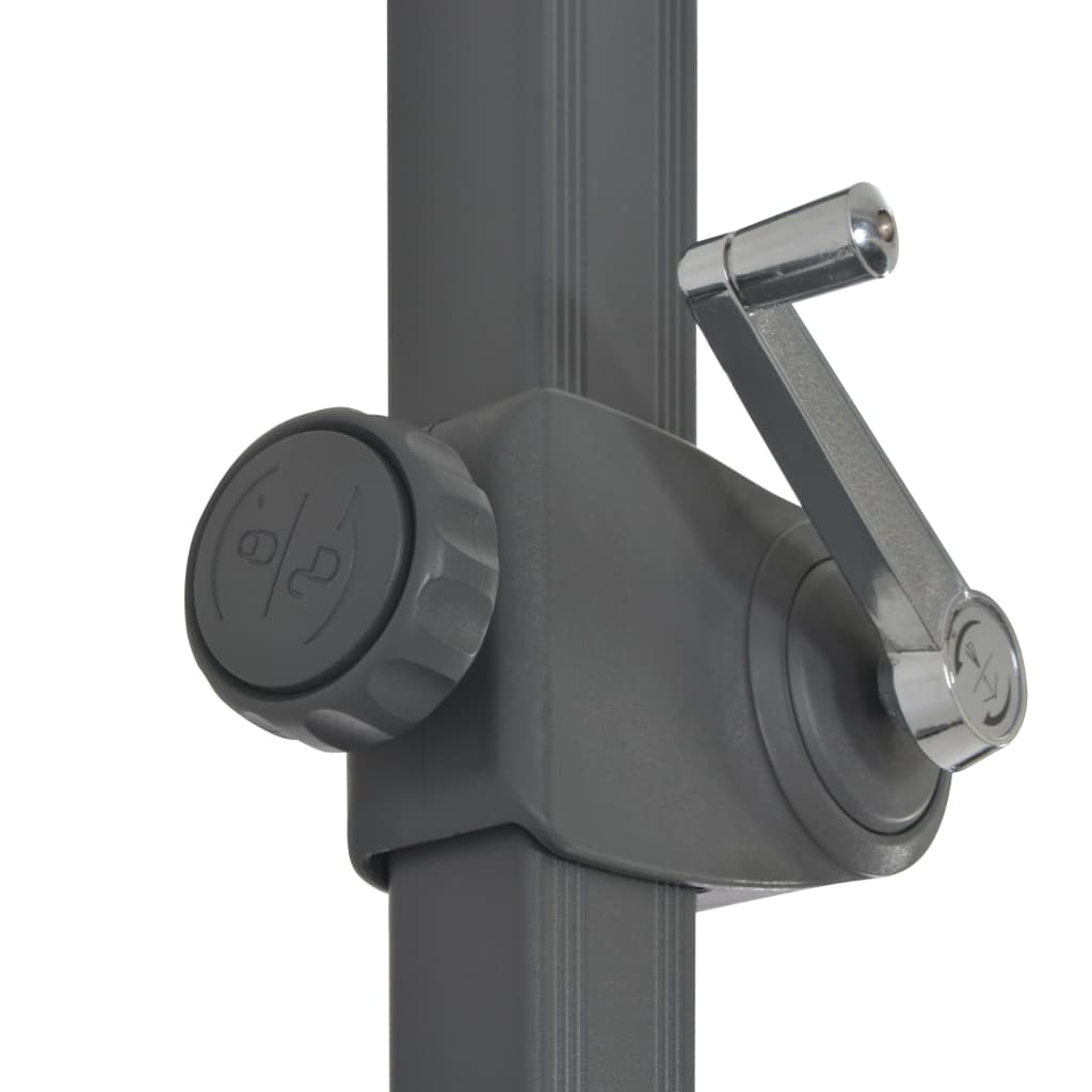 Ombrellone a Sbalzo con Palo in Alluminio 300 cm Antracite | homemem39