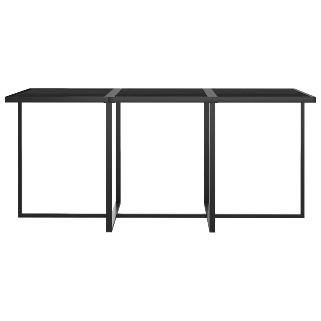 Set Pranzo da Giardino 11 pz con Cuscini in Polyrattan Grigio | homemem39