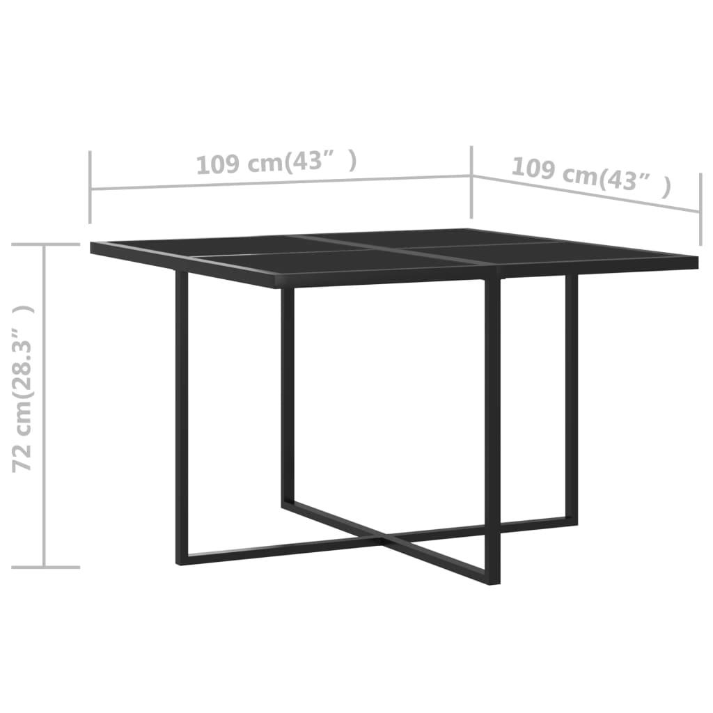 Set da Pranzo da Giardino 5 pz con Cuscini in Polyrattan Grigio | homemem39