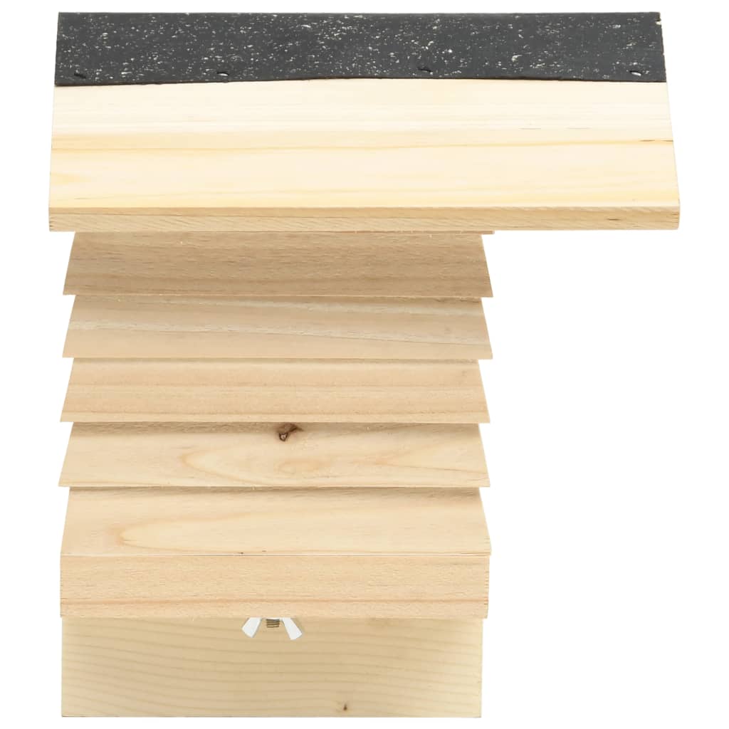 Casetta delle Api in Legno Massello di Abete 22x20x20 cm - homemem39