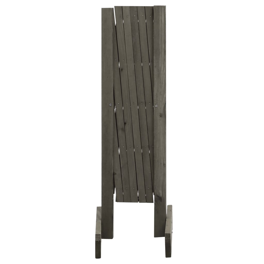 Traliccio da Giardino Grigio 120x60 cm in Massello di Abete | homemem39