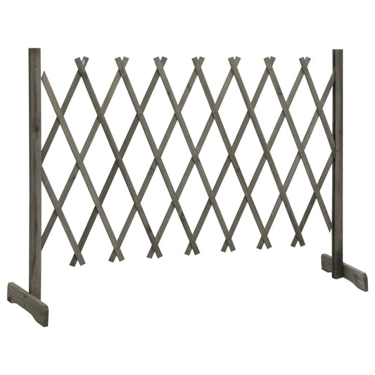 Traliccio da Giardino Grigio 150x80 cm in Massello di Abete | homemem39