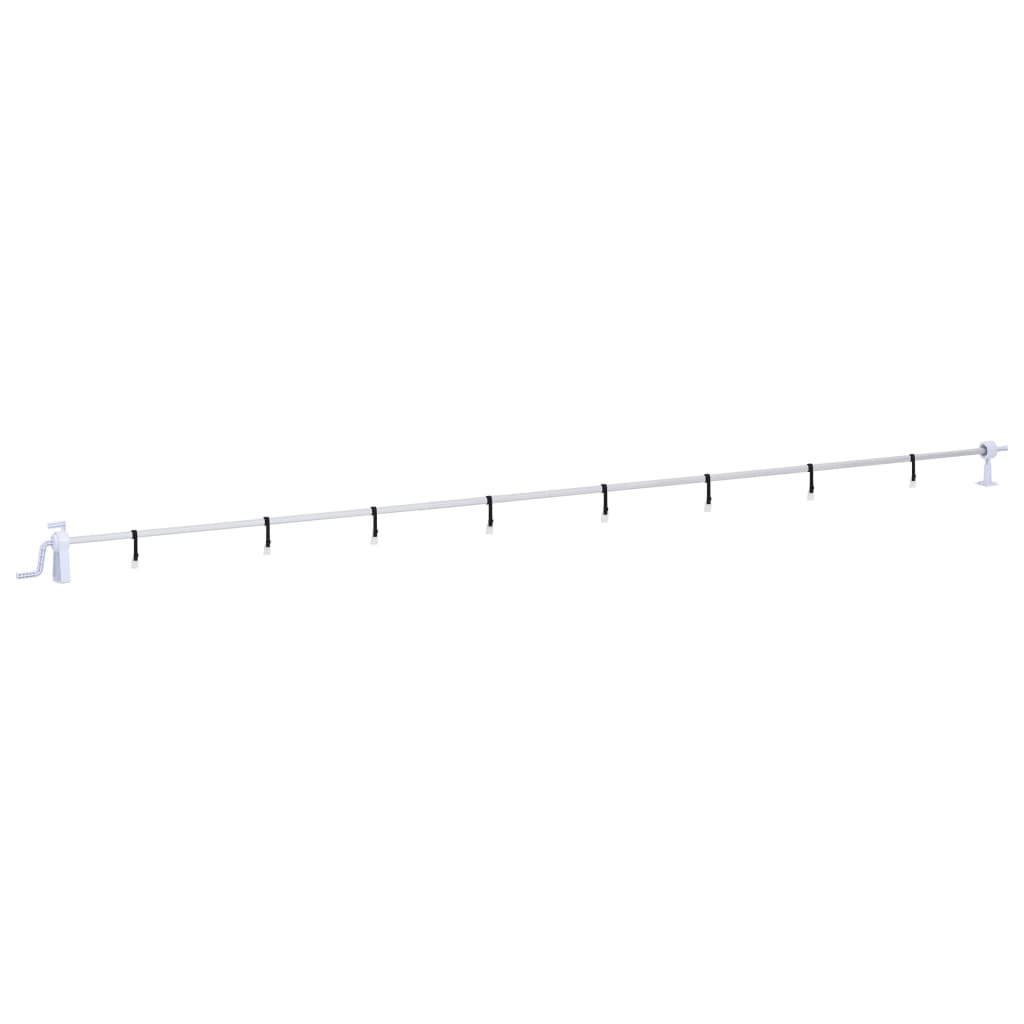 Rullo di Copertura per Piscina con Base in Plastica