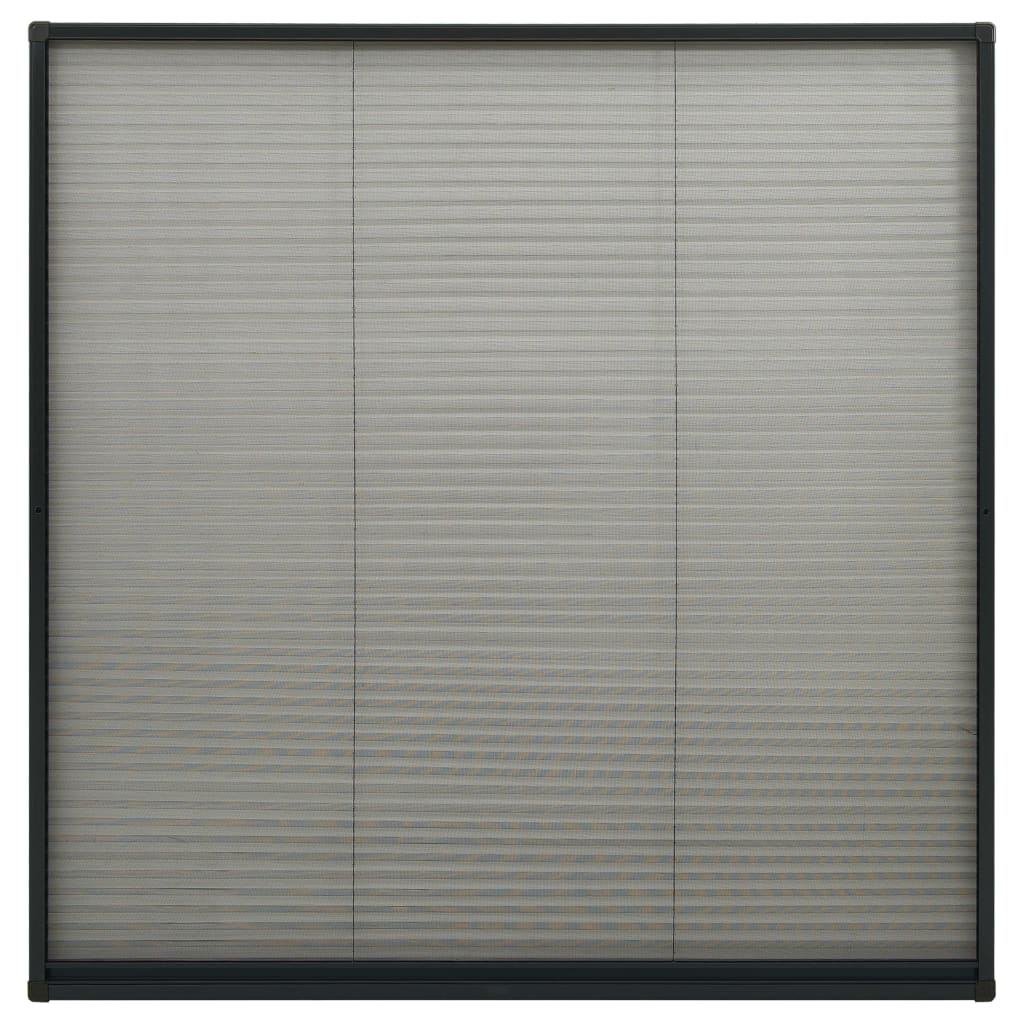 Zanzariera Plissettata per Finestre in Alluminio 120x120 cm | homemem39