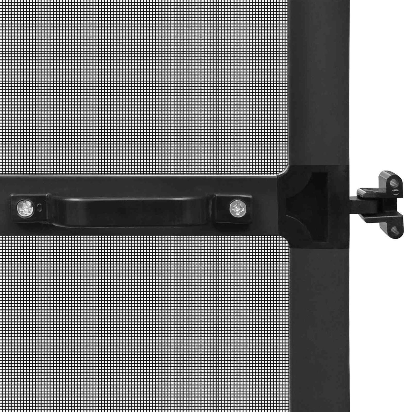 Schermo Insetti a Battente Antracite e Nero 100 x 215 cm | homemem39
