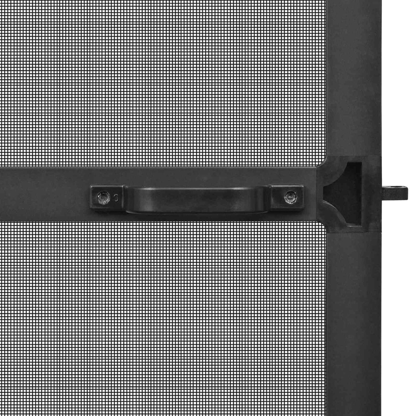 Schermo Insetti a Battente Antracite e Nero 120 x 240 cm | homemem39