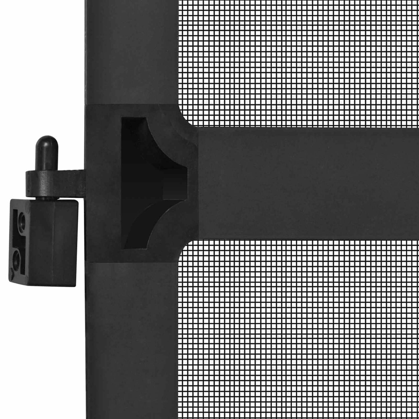 Schermo Insetti a Battente Antracite e Nero 120 x 240 cm | homemem39