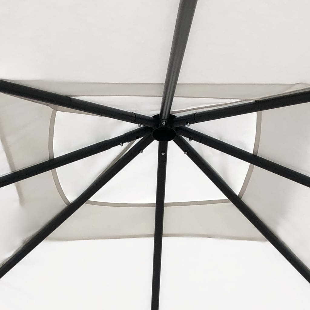 Gazebo 3x3x2,6 m Crema 160 g/m² | homemem39