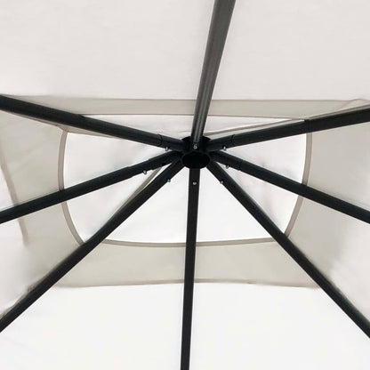 Gazebo 3x3x2,6 m Crema 160 g/m² | homemem39