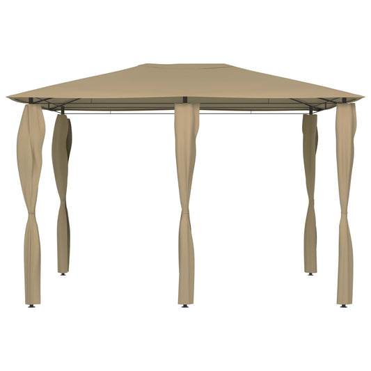 Gazebo con Montanti Rivestiti 3x4x2,6 m Talpa 160 g/m² | homemem39