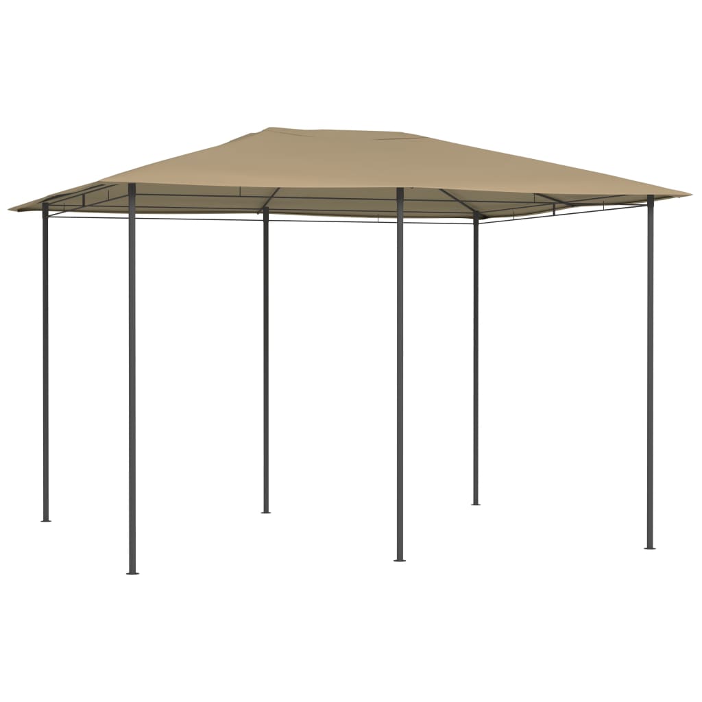 Gazebo 3x4x2,6 m Grigio Talpa 160 g/m² | homemem39