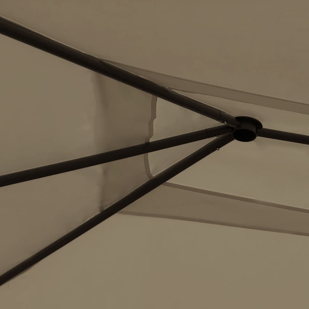 Gazebo 3x4x2,6 m Grigio Talpa 160 g/m² | homemem39