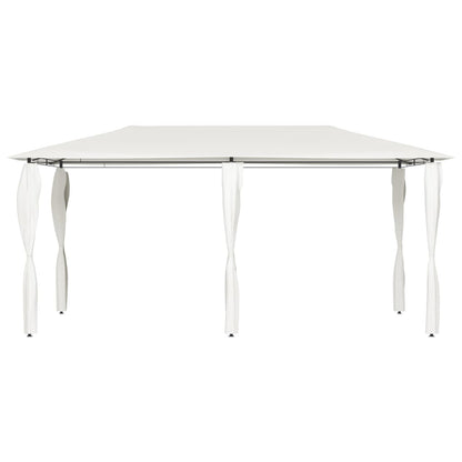 Gazebo con Montanti Rivestiti 2,98x5,3x2,59 m Crema 160 g/m² | homemem39