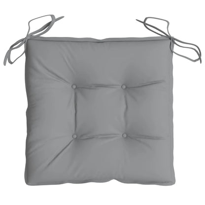 Cuscini per Sedia 6 pz Grigi 40x40x7 cm in Tessuto Oxford | homemem39