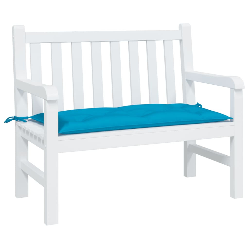 Cuscino per Panca Azzurro 100x50x7 cm in Tessuto Oxford - homemem39