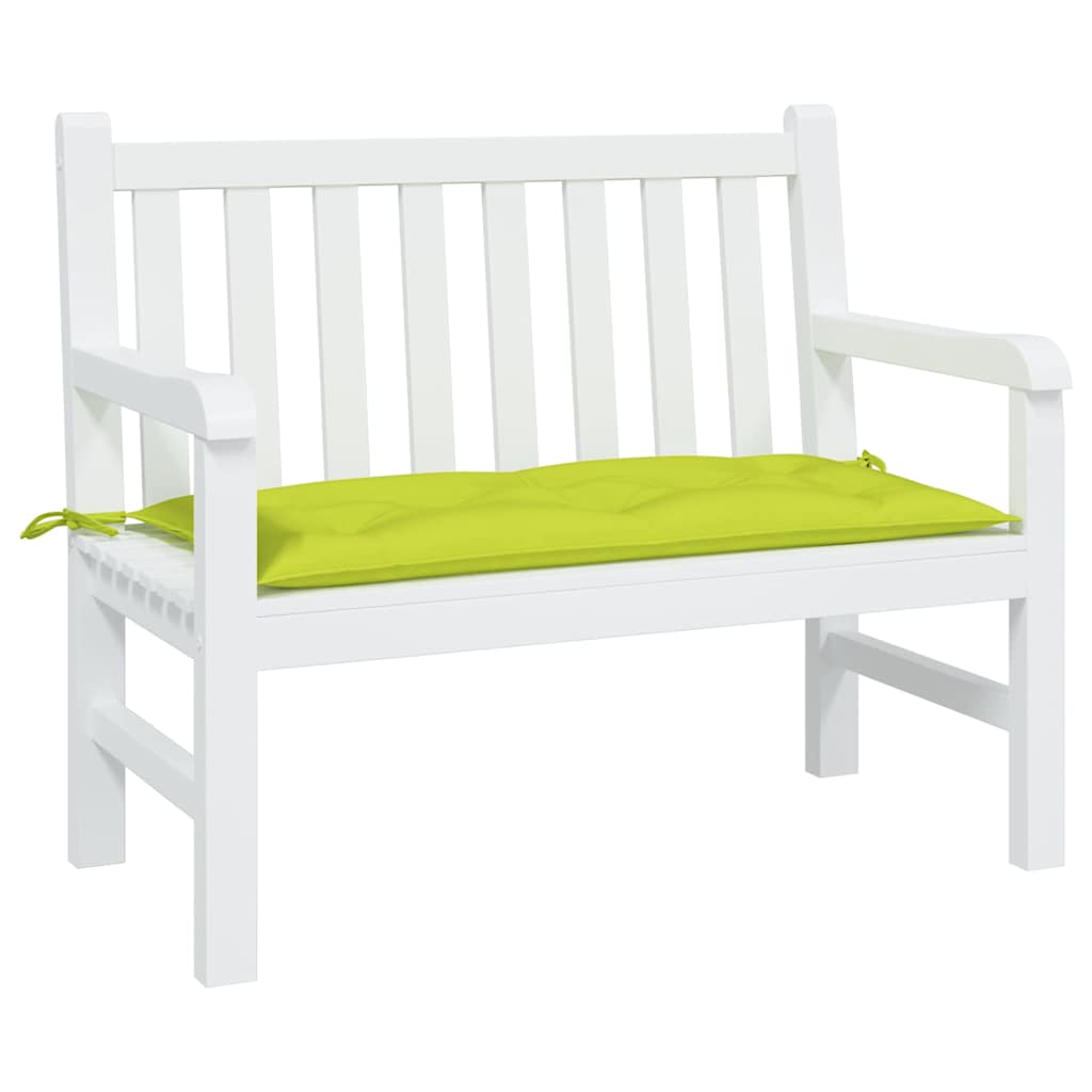 Cuscino per Panca Verde Brillante 100x50x7 cm in Tessuto Oxford