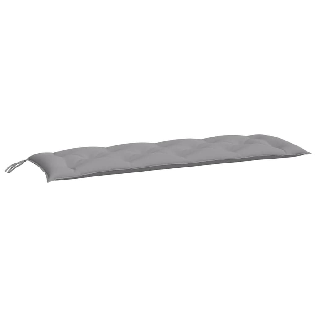 Gray Bench Cushion 150x50x7 cm in Oxford Fabric