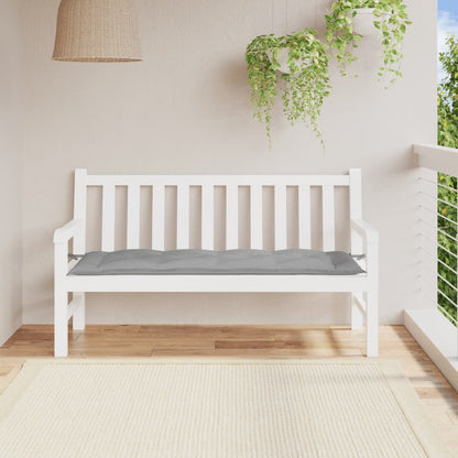 Gray Bench Cushion 150x50x7 cm in Oxford Fabric