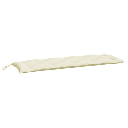 Cream White Bench Cushion 150x50x7 cm in Oxford Fabric
