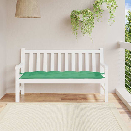 Cuscino per Panca Verde 150x50x7 cm in Tessuto Oxford