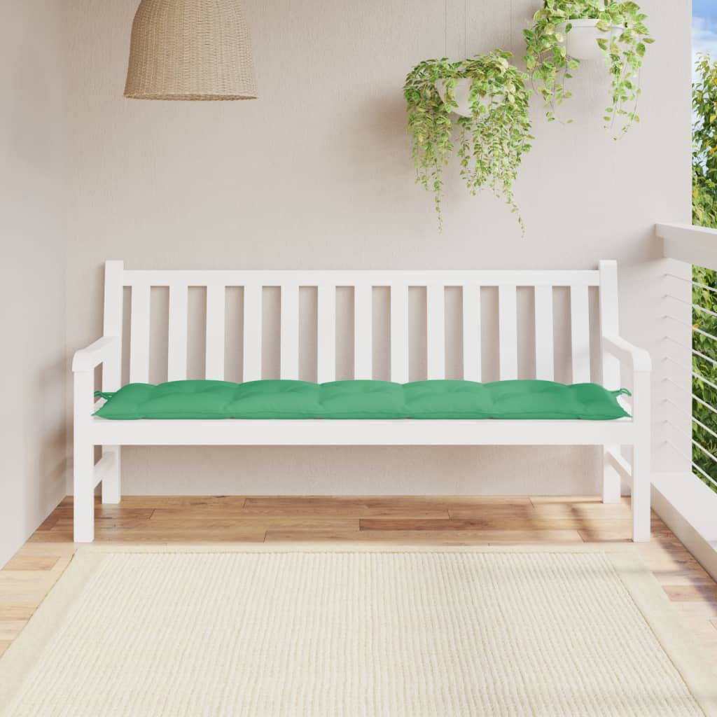 Cuscino per Panca Verde 180x50x7 cm in Tessuto Oxford | homemem39