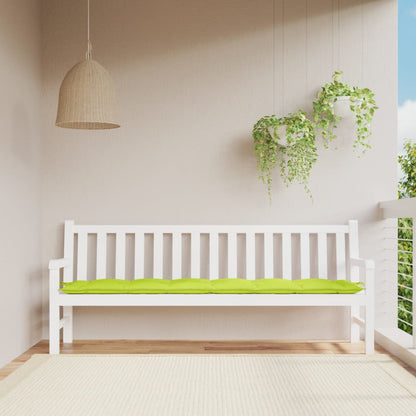 Cuscino per Panca Verde Intenso 200x50x7 cm in Tessuto Oxford | homemem39