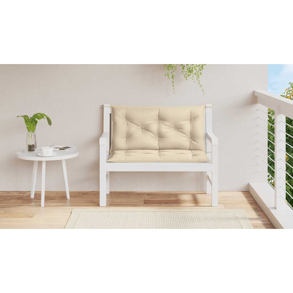 Cuscino per Panca Beige 100x(50+50)x7cm in Tessuto Oxford | homemem39