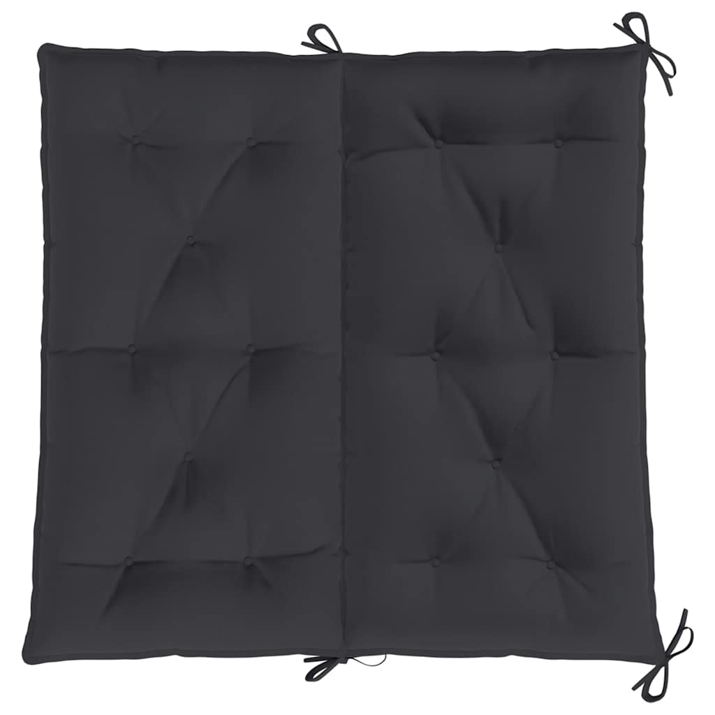 Cuscino per Panca Nero 100x(50+50)x7cm in Tessuto Oxford - homemem39