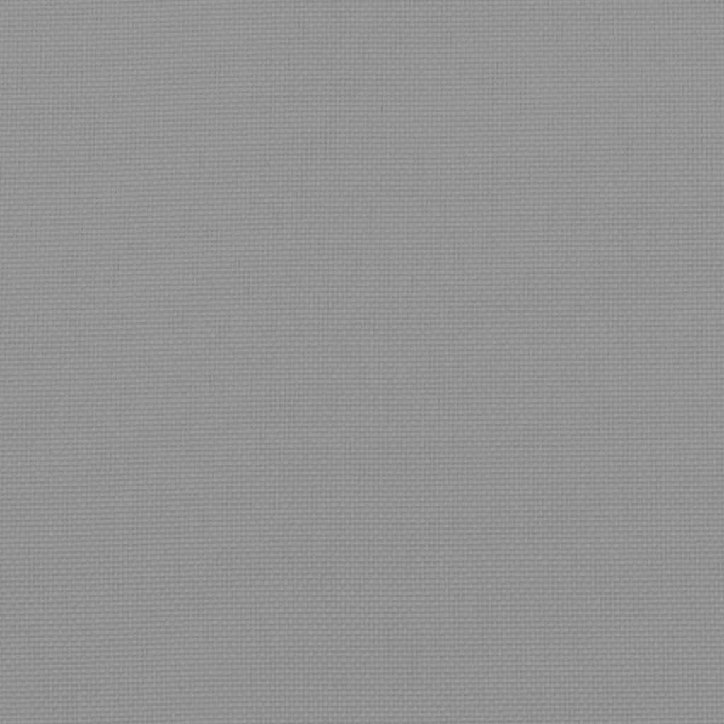 Cuscino per Panca Grigio 120x(50+50)x7cm in Tessuto Oxford - homemem39