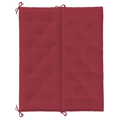 Cuscini per Panca 2 pz Rosso Vino 120x50x7 cm in Tessuto Oxford | homemem39