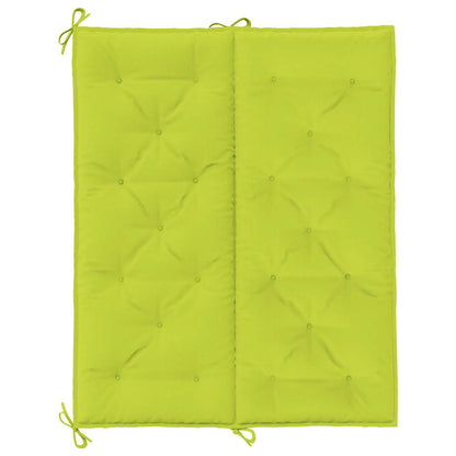 Cuscini per Panca 2 pz Verde Intenso 120x50x7 cm Tessuto Oxford | homemem39