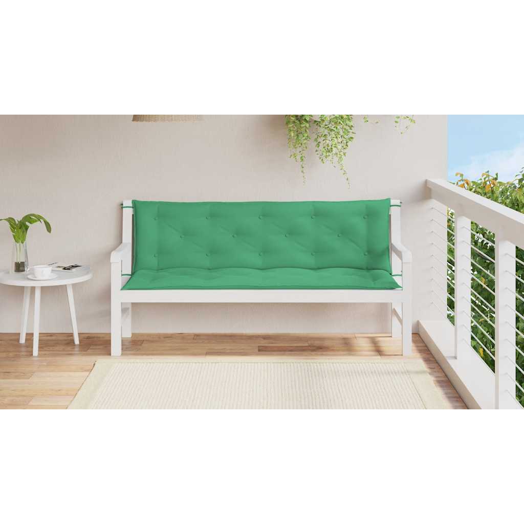Cuscino per Panca Verde 150x(50+50)x7cm in Tessuto Oxford | homemem39