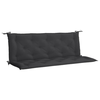 Cuscino per Panca Nero 150x(50+50)x7cm in Tessuto Oxford | homemem39
