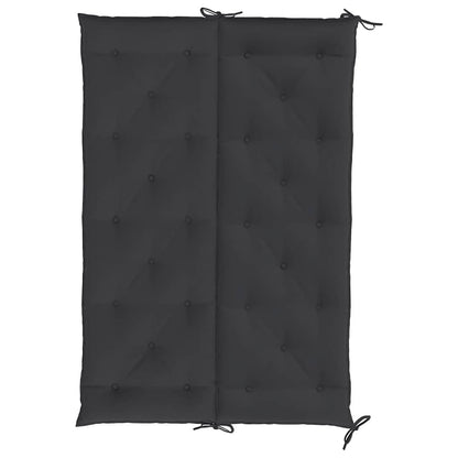 Cuscino per Panca Nero 150x(50+50)x7cm in Tessuto Oxford | homemem39