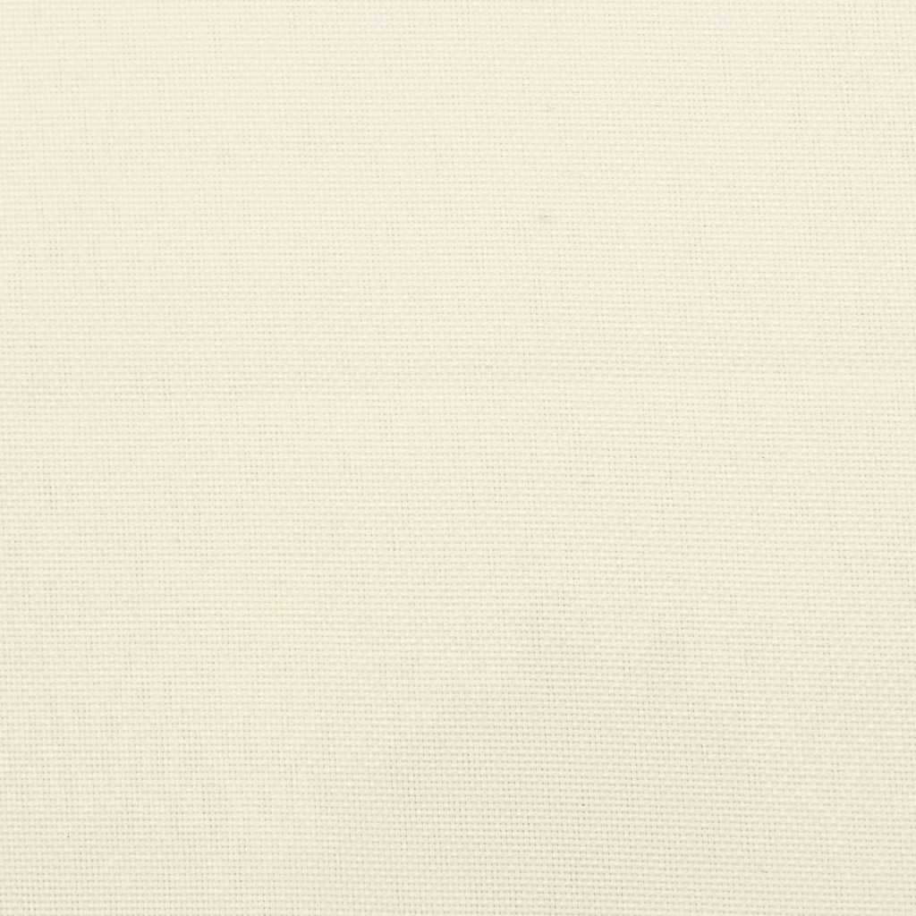 Cuscino per Panca Bianco Crema 180x(50+50)x7 cm Tessuto Oxford - homemem39