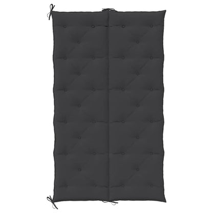 Cuscino per Panca Nero 180x(50+50)x7 cm in Tessuto Oxford | homemem39